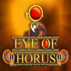 Slots logo of Eye of Horus from RTG (Reel Time Gaming) at Roobet Casino