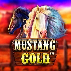 Mustang Gold by Pragmatic Play, showcased at roobet-fi.com – game logo